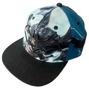 Kids Batman Cap - Black and Blue All Over Print- NEW
